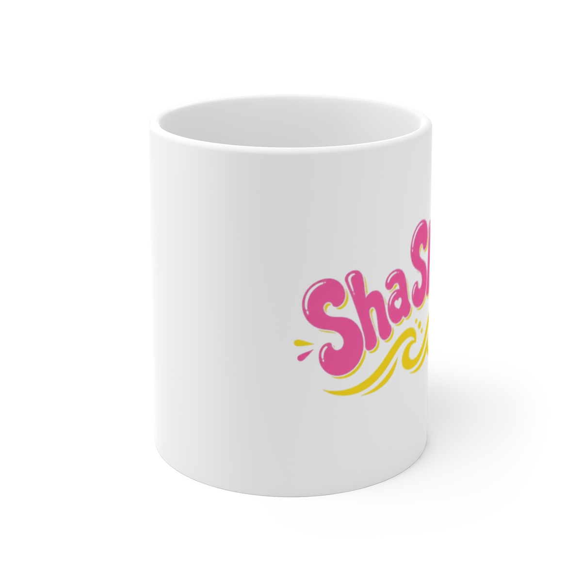 TWICE "Sha Sha Sha" White Mug - alternate angle 1, merchandise