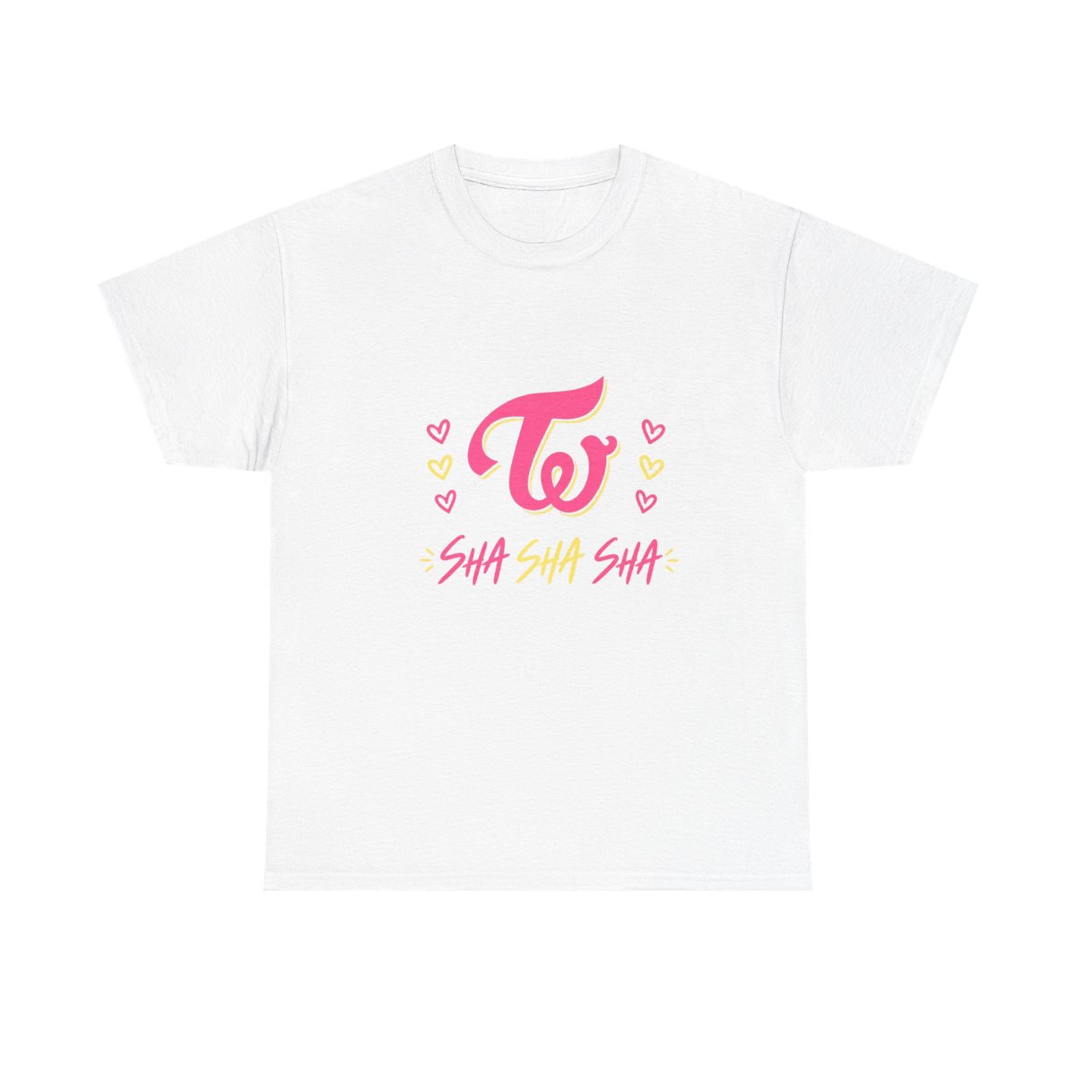 TWICE "T and W" Unisex Tee - alternate angle 2, merchandise