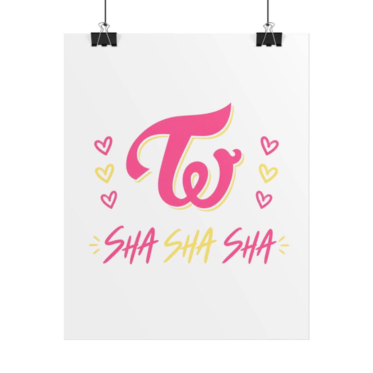 TWICE "T and W" Poster