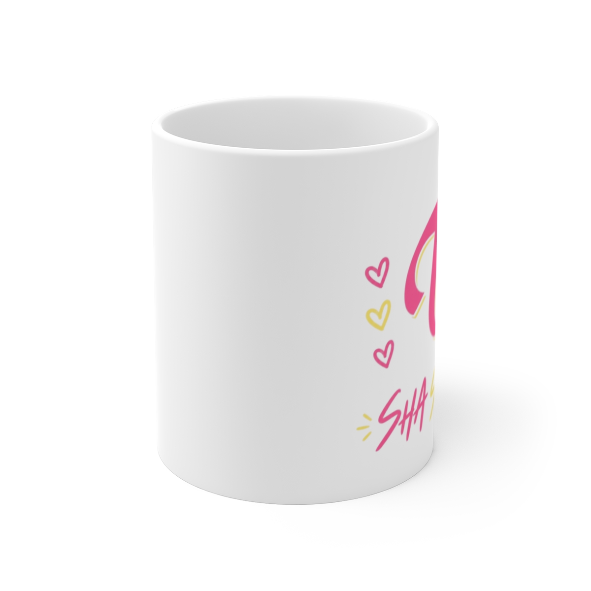 TWICE "T and W" White Mug - alternate angle 1, merchandise