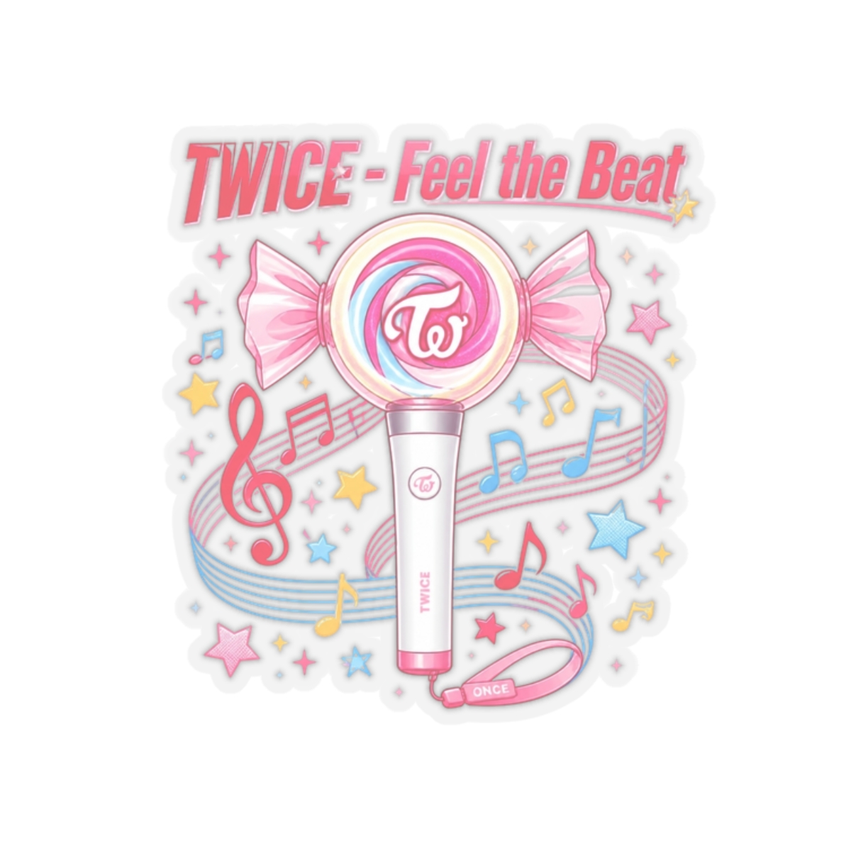 TWICE "TWICE - Feel the Beat" Sticker - alternate angle 2, merchandise