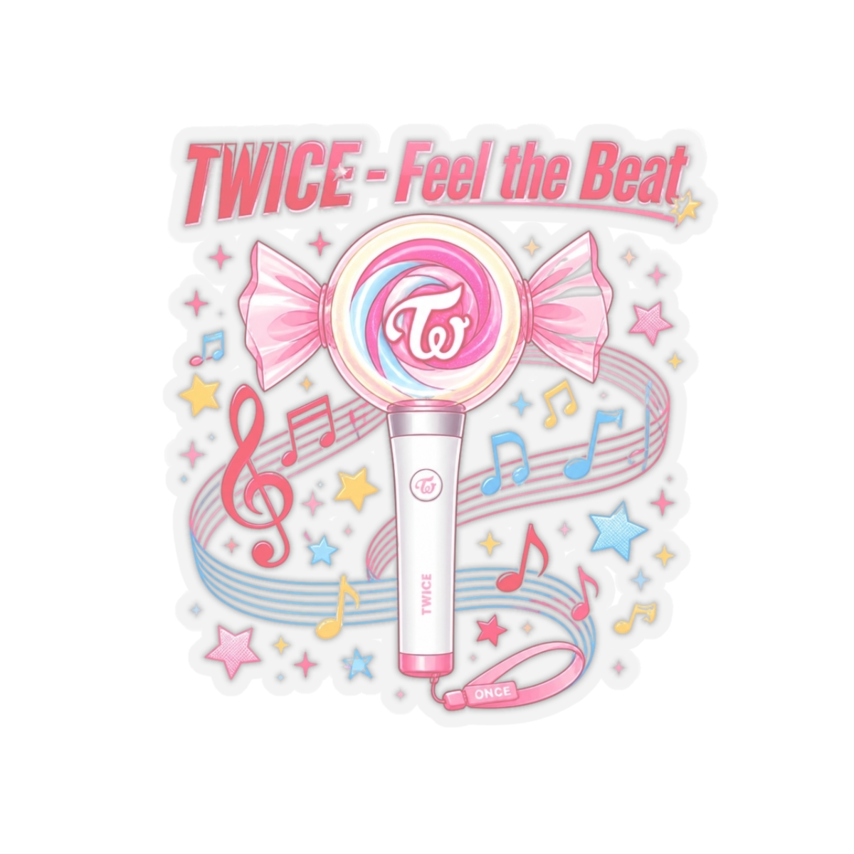 TWICE "TWICE - Feel the Beat" Sticker - alternate angle 3, merchandise
