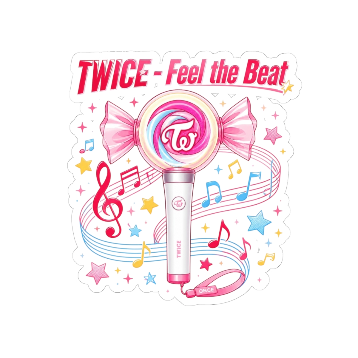 TWICE "TWICE - Feel the Beat" Sticker - alternate angle 5, merchandise