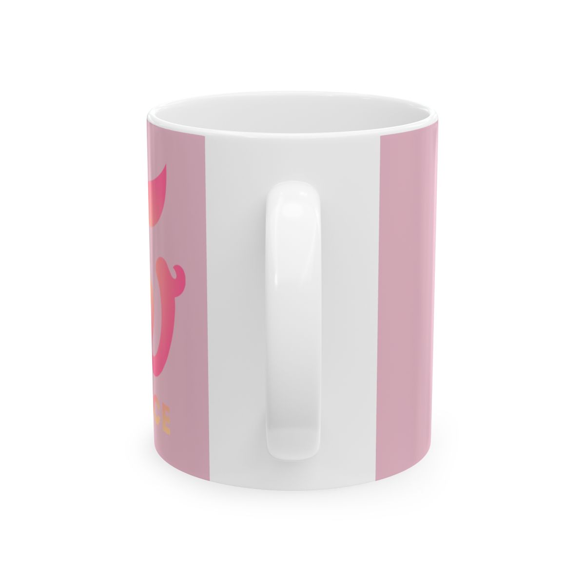 Pink Flamingo Illustration Mug | Ceramic Coffee Cup | TWICE Kpop - alternate angle 2, merchandise